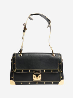2007 Black studded shoulder bag