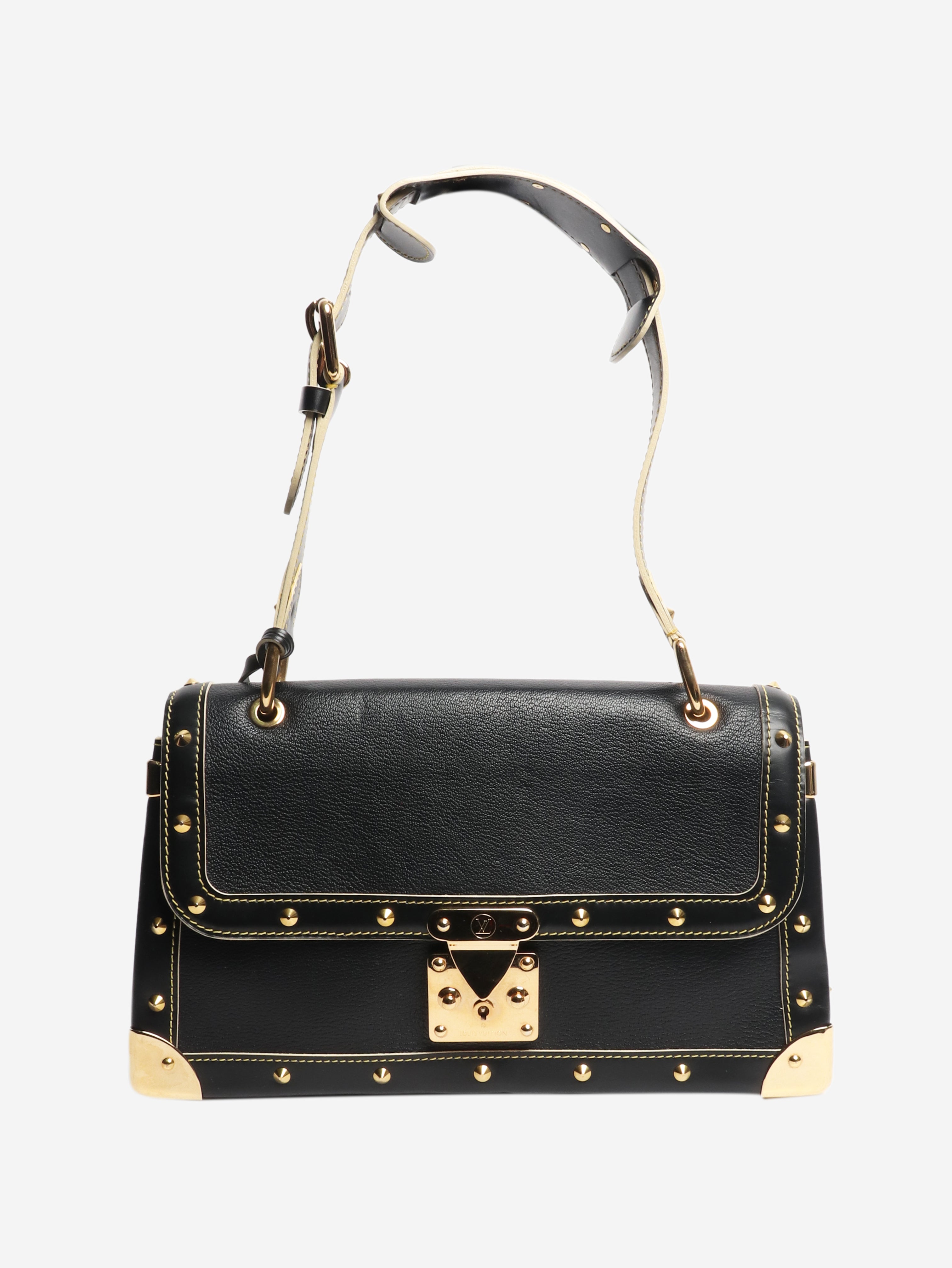 2007 Black studded shoulder bag