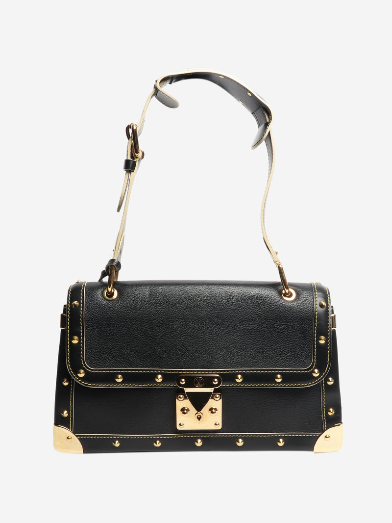2007 Black studded shoulder bag