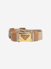 Neutral elasticated belt Belts Prada 