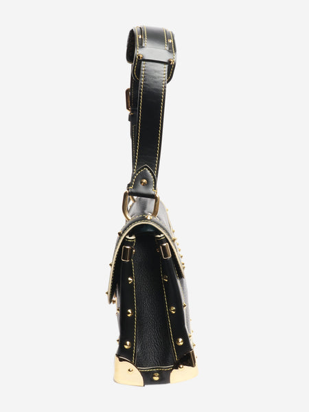 2007 Black studded shoulder bag alternate image