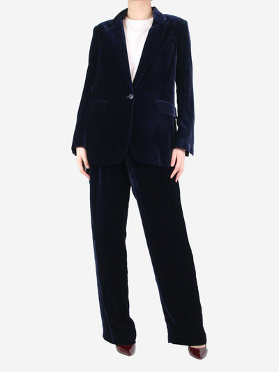 Blue velvet blazer and trousers set - size UK 10 Sets Stella Mcartney 