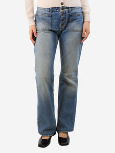Saint Laurent Blue frontback pocket jeans - size UK 8