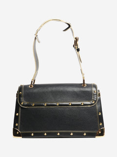 2007 Black studded shoulder bag