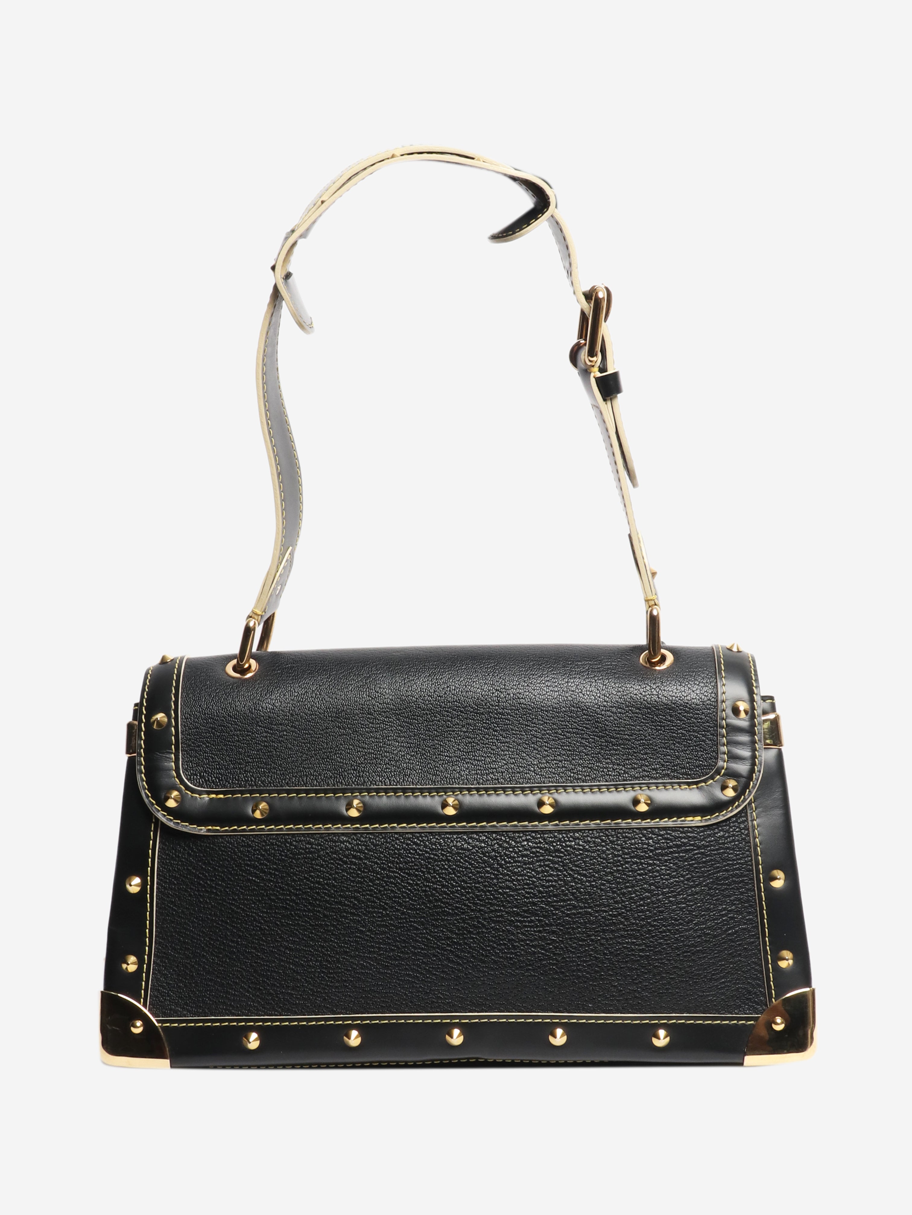 2007 Black studded shoulder bag