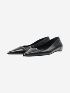 Toteme Black Asymmetric Ballerinas - size EU 42