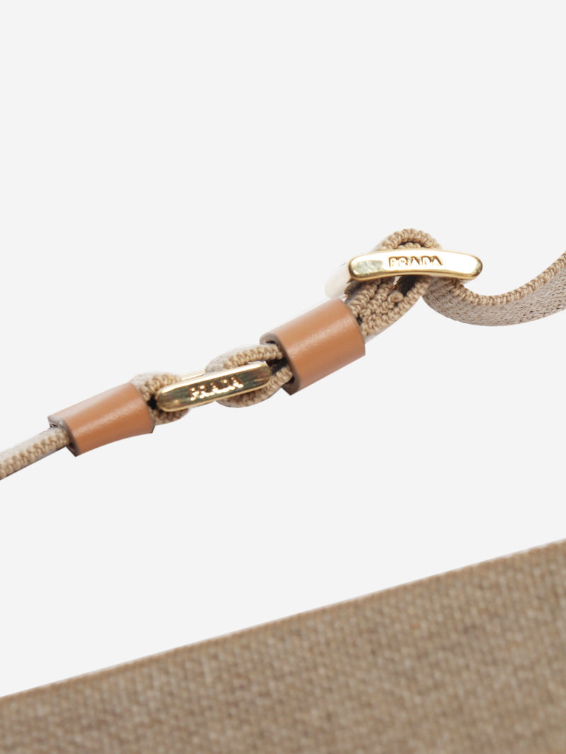Neutral elasticated belt Belts Prada 
