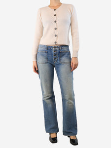 Saint Laurent Blue frontback pocket jeans - size UK 8