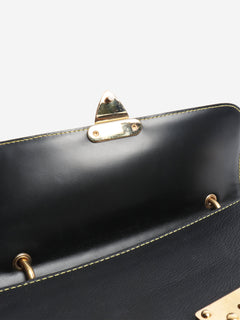 2007 Black studded shoulder bag