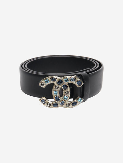 Black bejewelled CC belt Belts Chanel 