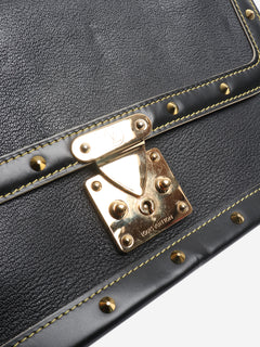 2007 Black studded shoulder bag