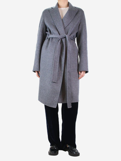 Grey belted cashmere-blend coat - size UK 8 Coats & Jackets Joseph 