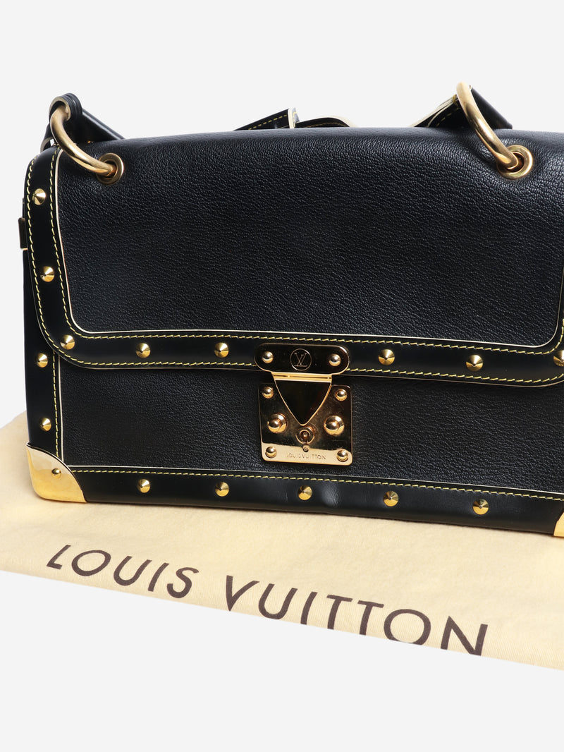 2007 Black studded shoulder bag