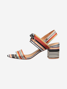Tory Burch Multicolour striped sandal heels - size EU 41.5