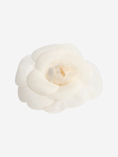 Cream Camellia floral brooch product image