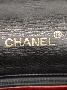 Chanel Black Half Moon vintage 1986 chain shoulder bag