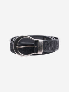 Christian Dior Black monogram belt