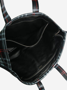 Balenciaga Black check tote bag