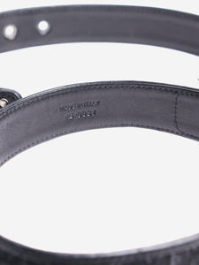 Christian Dior Black monogram belt