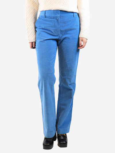Blue cord trousers - size UK 10 Trousers Victoria Beckham 