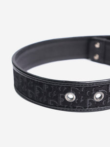 Christian Dior Black monogram belt