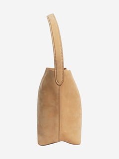 Beige suede bucket bag Shoulder bags The Row 