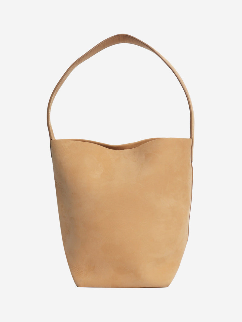 Beige suede bucket bag Shoulder bags The Row 