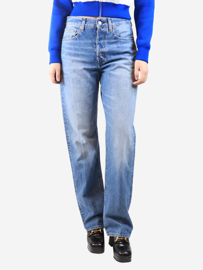 Blue relaxed straight-leg jeans - size UK 8 Trousers Polo Ralph Lauren 