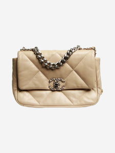 Chanel Beige medium 19 lambskin bag