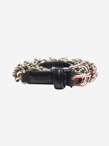 Gucci Multicoloured leather and chain belt