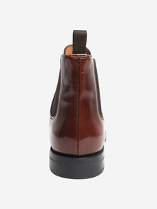 Church's Brown brushed leather Chelsea boots - size EU 38