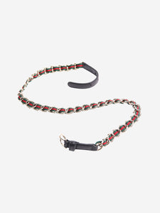 Gucci Multicoloured leather and chain belt