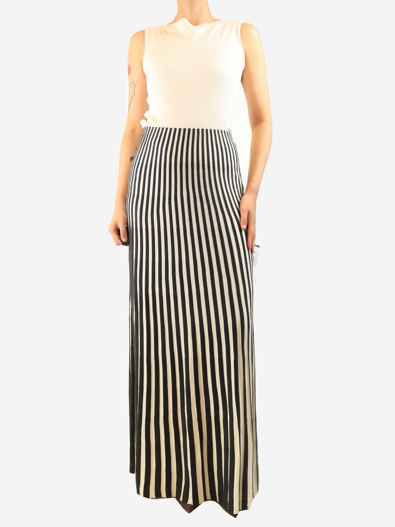 Black and white knit striped midi skirt - size M Skirts Gabriela Hearst 