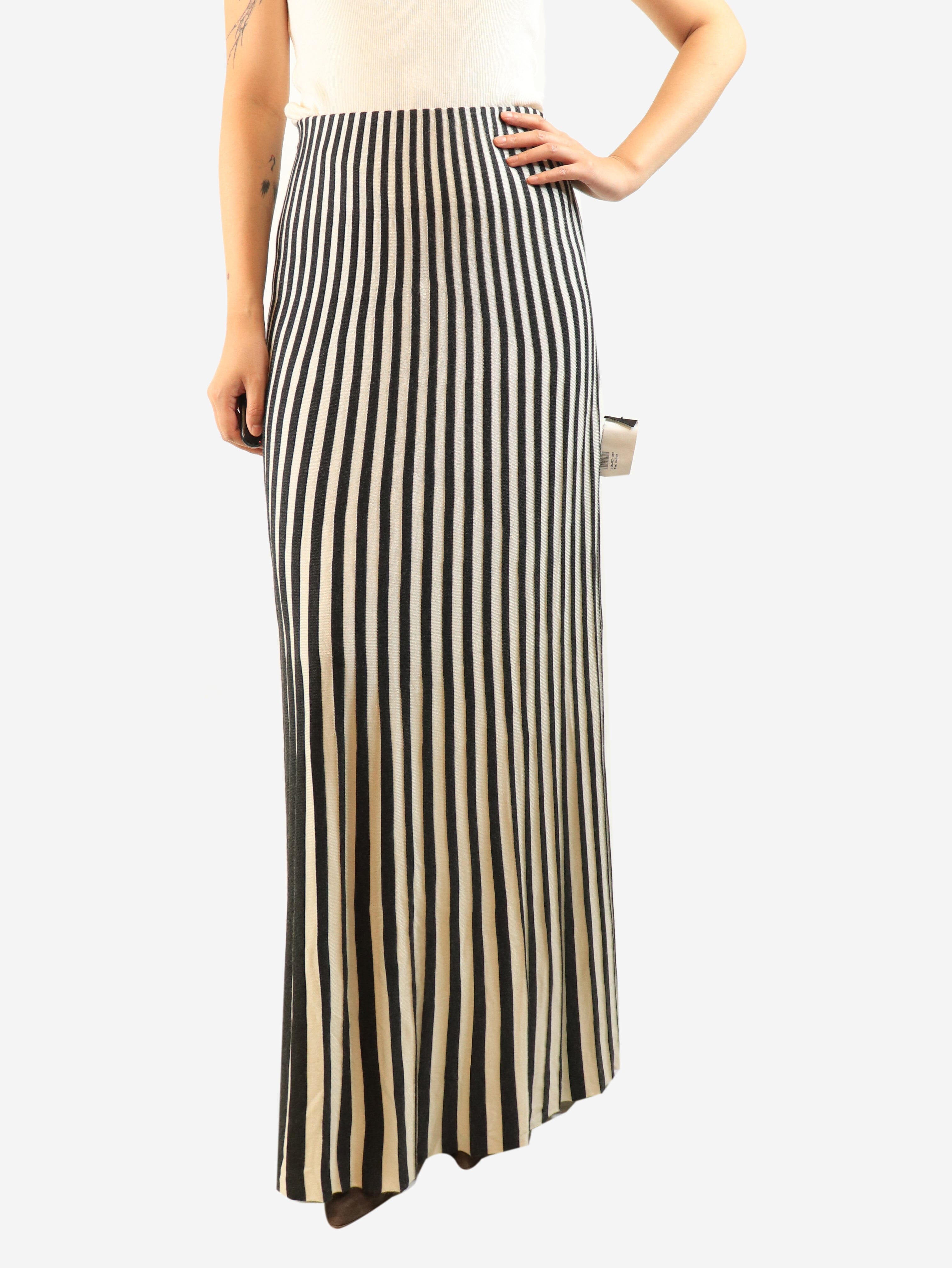 Black and white knit striped midi skirt - size M Skirts Gabriela Hearst 