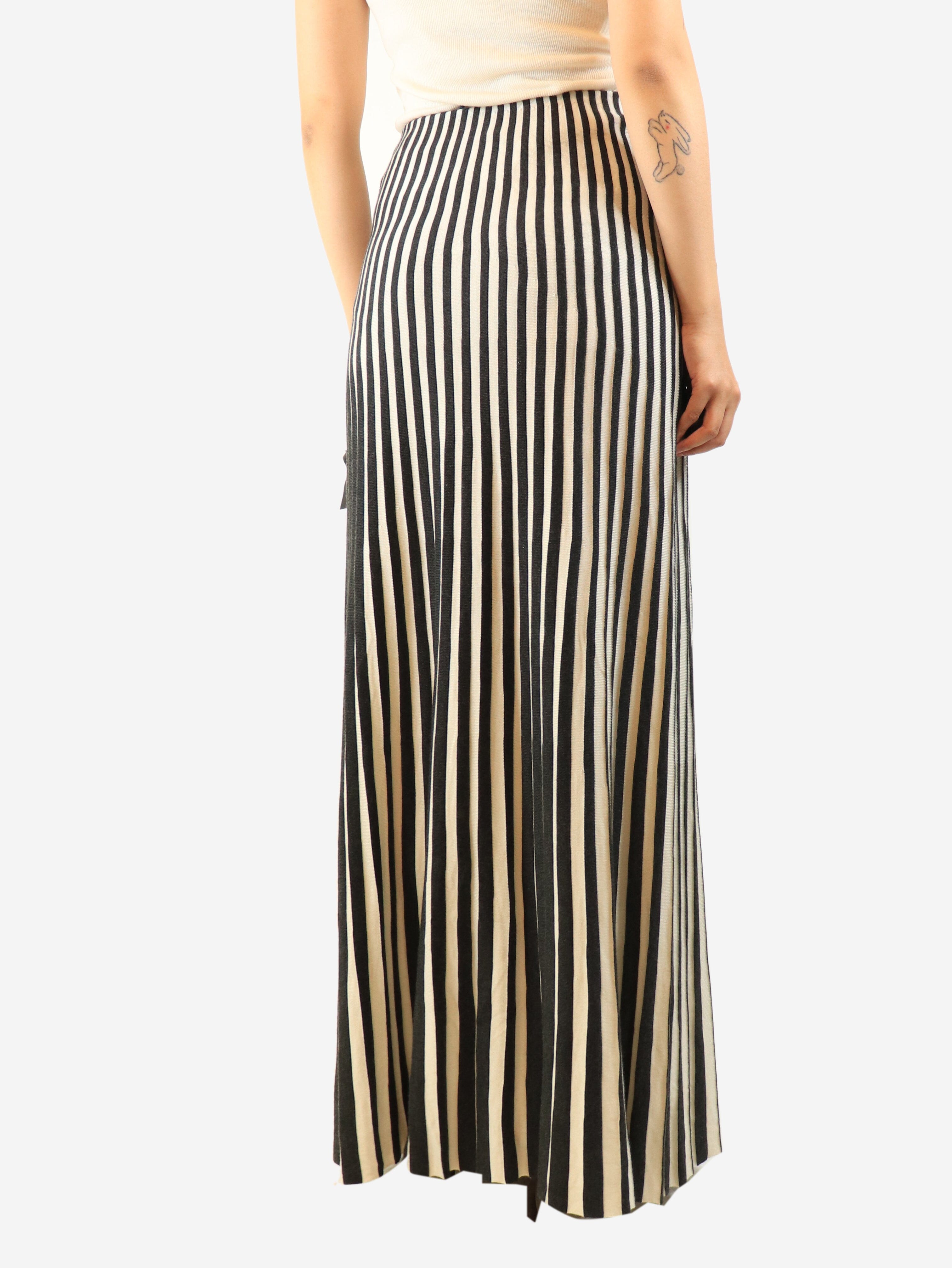 Black and white knit striped midi skirt - size M Skirts Gabriela Hearst 