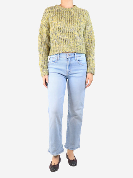 Mother Blue straight leg jeans - size UK 10 alternate image
