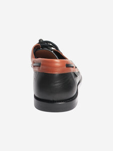 Loewe Black Campo boat shoes - size EU 39
