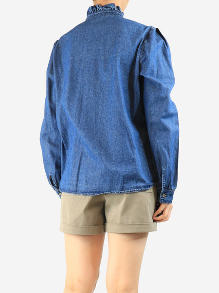 Blue denim shirt - size L alternate image