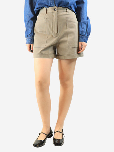 Khaki cargo shorts - size UK 10 Shorts La Ligne 