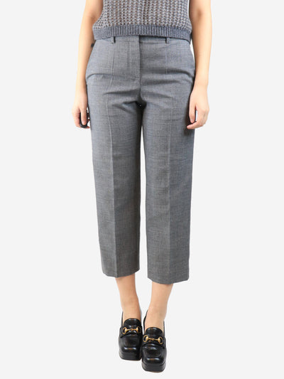 Grey wool suit trousers - size UK 10 Trousers Loewe 
