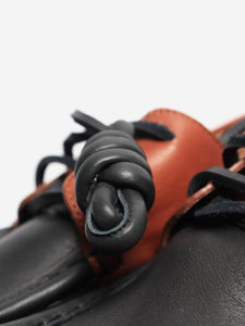 Loewe Black Campo boat shoes - size EU 39