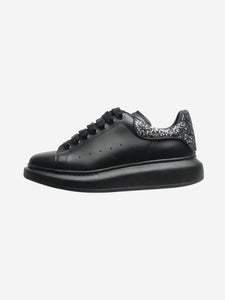 Alexander McQueen Black embellished exaggerated-sole sneakers - size EU 40