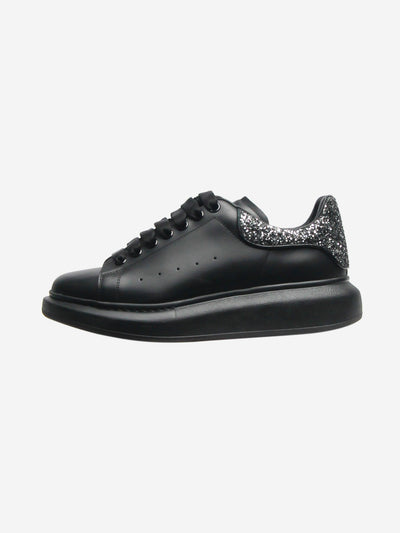 Black embellished exaggerated-sole sneakers - size EU 40 Trainers Alexander McQueen 