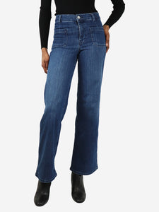 Frame Blue wide-leg jeans - size UK 6