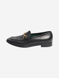 Gucci Black GG leather loafers - size EU 37.5