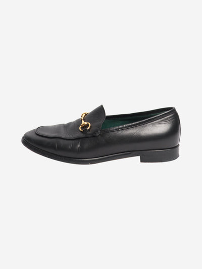 Black vintage Horsebit leather loafers - size EU 38 Flat Shoes Gucci 