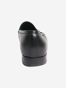 Gucci Black GG leather loafers - size EU 37.5