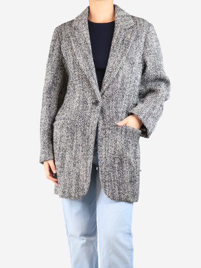 Black wool-blend teddy coat - size UK 8 Coats & Jackets Isabel Marant 