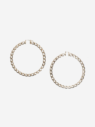 Gold chain-hoop earings Earrings Jacquemus 