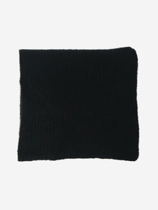 Maison Ullens Black cashmere and silk blend scarf - size